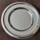 Vintage metal round plate