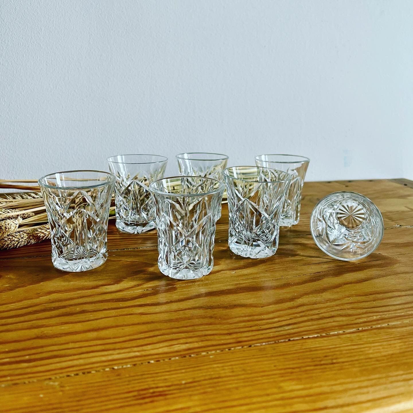 Set of 7 shot glasses