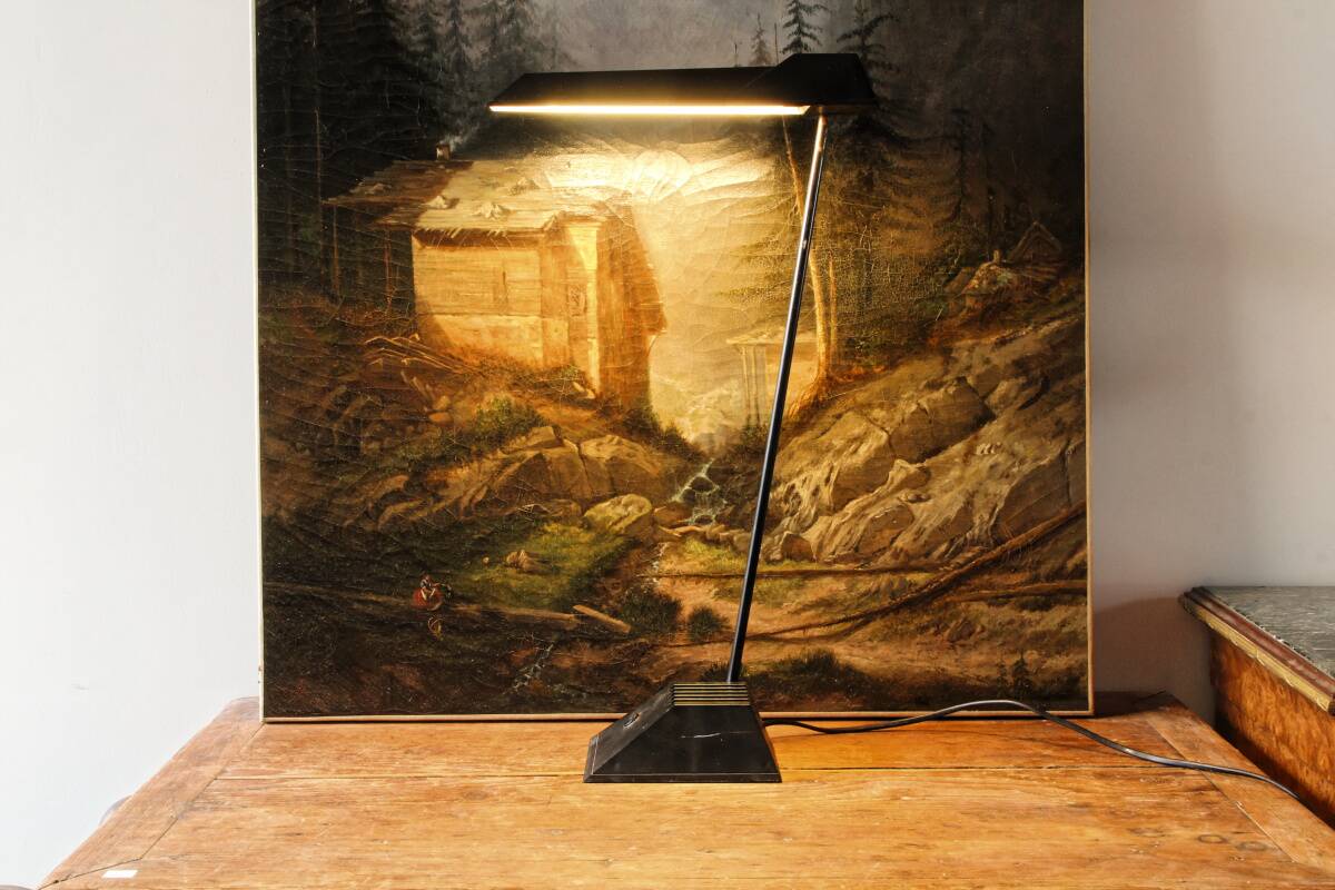 1980s lamp, Diedre design, Solere brand