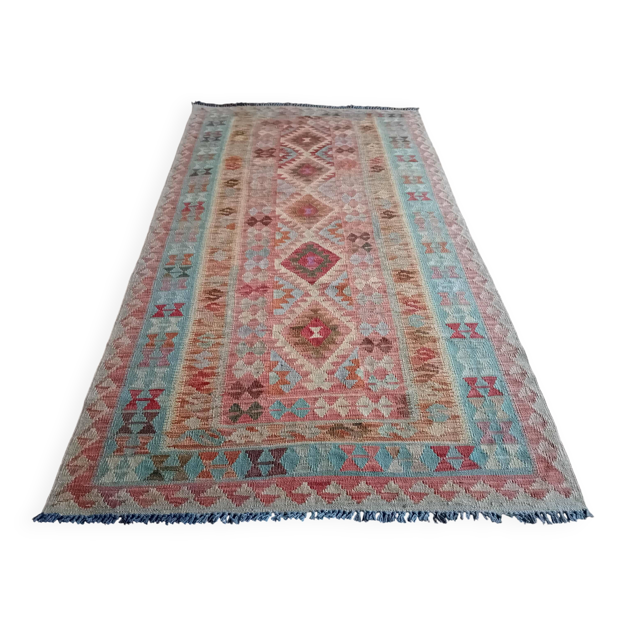 Kilim Afghan fait main 220x118cm