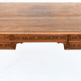 Flat walnut desk