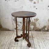 19th century oak pedestal console