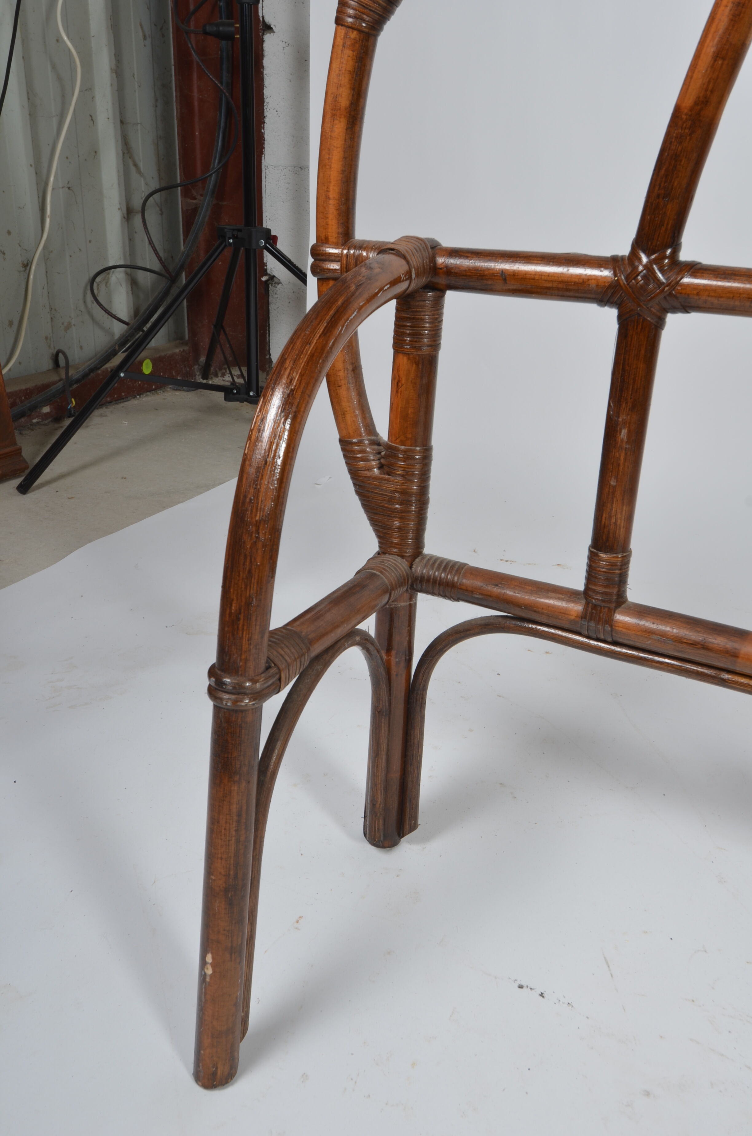 Rattan headboard 2 places
