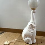 Elephant lamp and its opaline