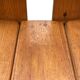 Vintage Brutalist Pine Chair 1970s Minimalist Wood Design