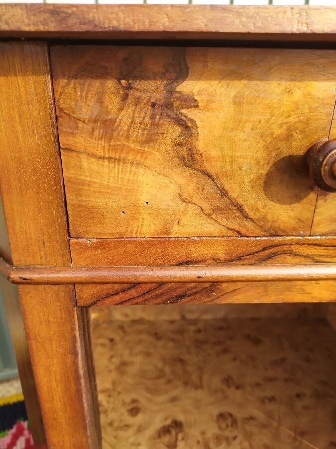 Old bedside table