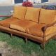 3-seater wooden sofa benches and feather seats