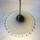 Vintage opaline hanging lamp