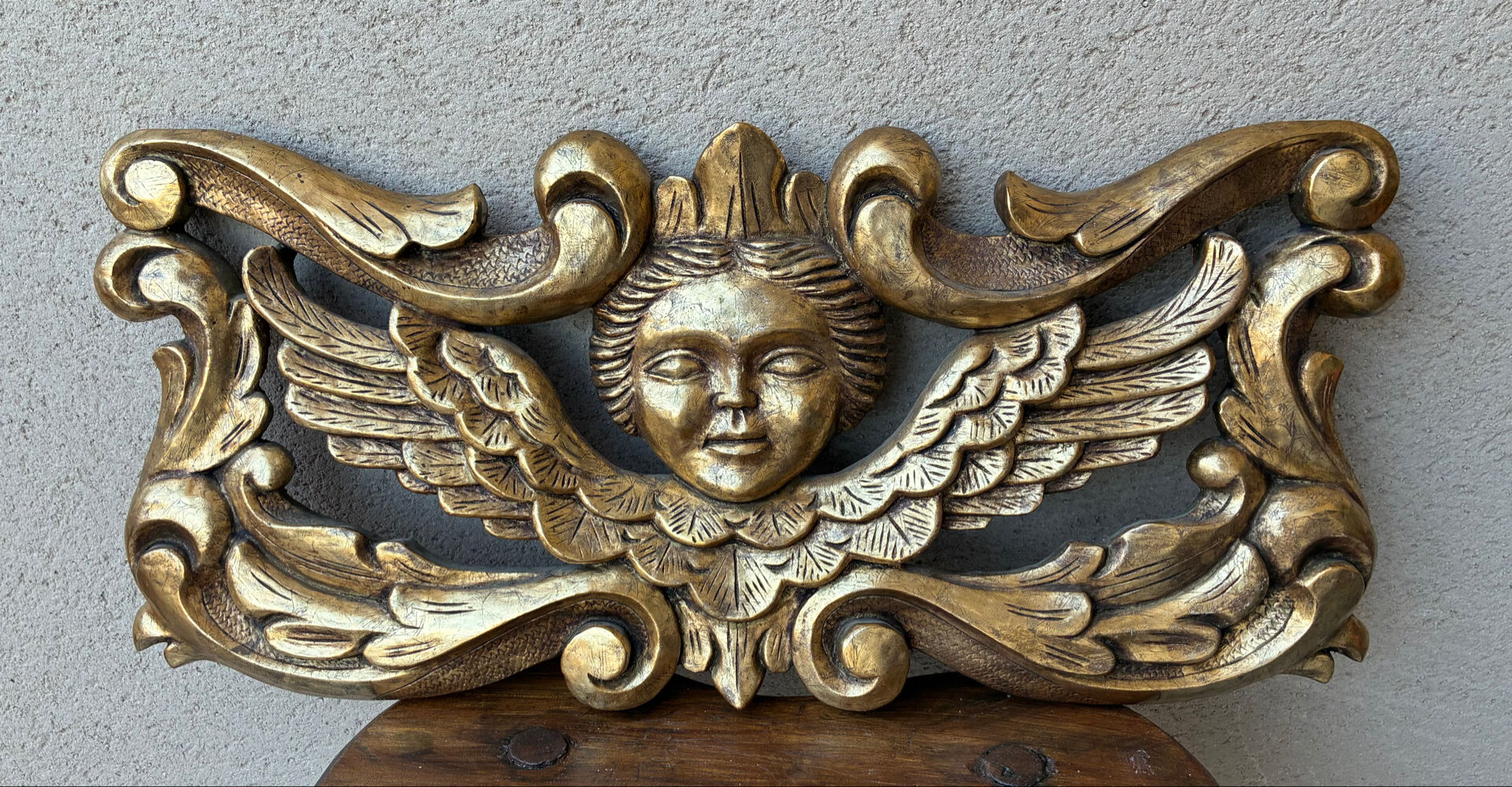 Italian bas-relief cherub