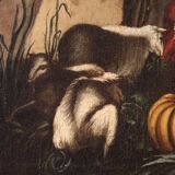 Antique Painting Pastoral Scene From The 18th Century