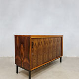 Midcentury rosewood cabinet roller door Eeka