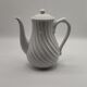 Vintage porcelain coffee maker Haviland twisted limoges France white