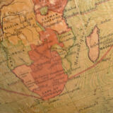 Philips 6 Inch Terrestrial Graphic Globe circa 1930