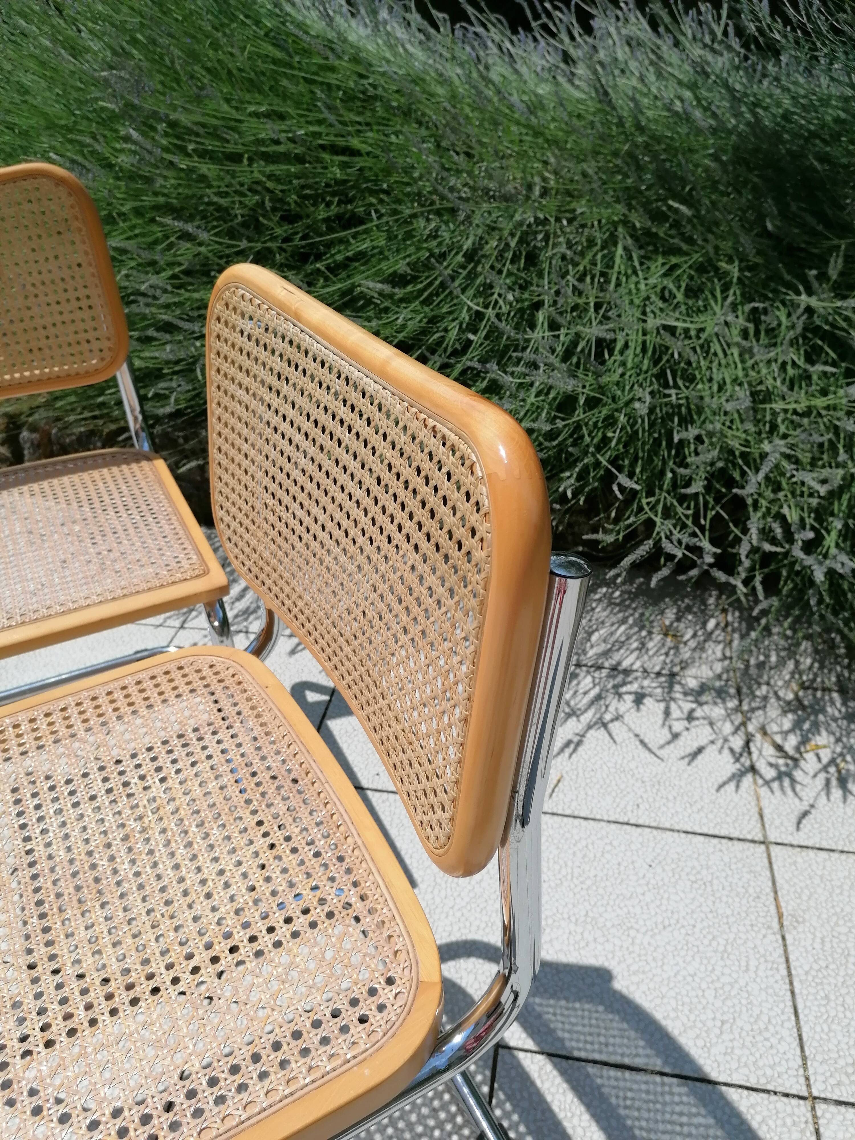 Duo of chairs by Marcel Breuer