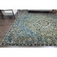 1960s Vintage Persian Handmade Wool Cotton Brown Area Rug 278x354