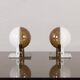 Pair of Sirio table lamps by Sergio Brazzoli & Ermanno Lampa for Guzzini