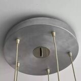 Vintage chrome and brushed metal suspension France 1970