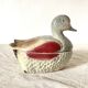 Canard en céramique barbotine