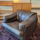 Niels Eilersen lounge chair in leather, Denmark 1960s