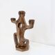 Sculptural ceramic candlestick by Walter Van Den Panhuyzen - 1970s