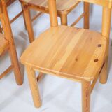 Rainer Daumiller Dining Chairs Pine Wood 1970s
