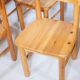 Chaises de salle à manger en bois de pin Rainer Daumiller années 1970
