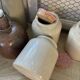 Lot de 3 bocaux en grès vintage