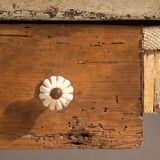 Ancienne table basse blanche (vers 1920)