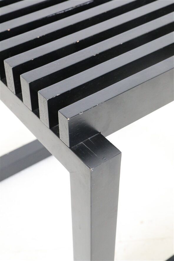 Black "Skagerak" / "Cutter" stool + box by Niels Hvass for Trip Trap / Fritz Hansen
