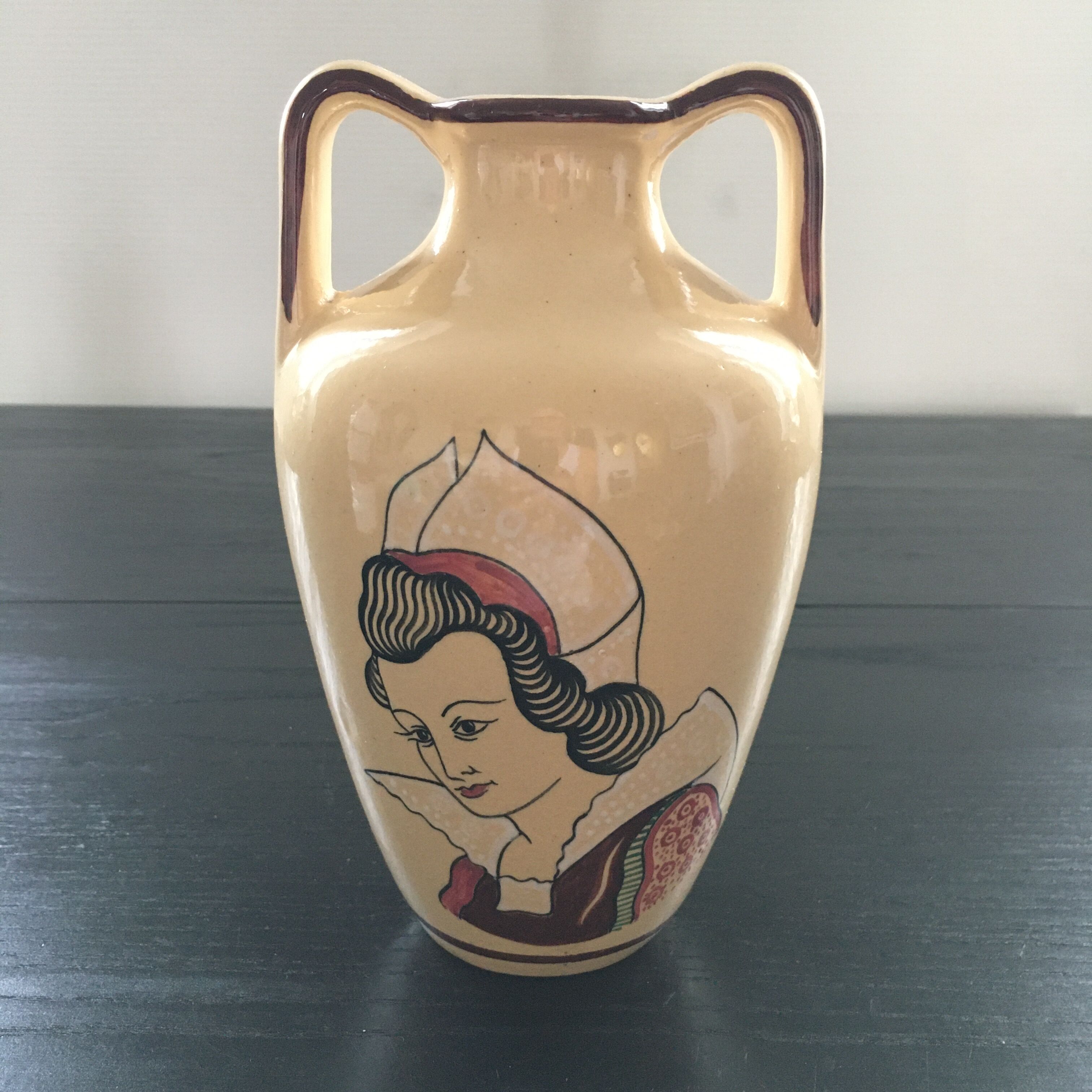 Vase signed Keraluc Quimper