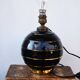 Lampe de table Sphère Noire dans le style de Jacques Adnet