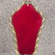 Vintage mirror with brass rim - 70x40cm