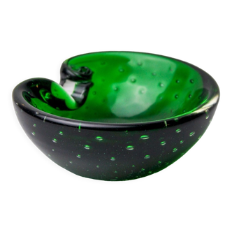 Ashtray sommerso cactus by seguso, Murano glass, Italy, 1970