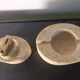 Ensemble briquet et cendrier en travertin Cerri Nestore Italy