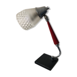 Desk lamp marble 30cm vintage 1950