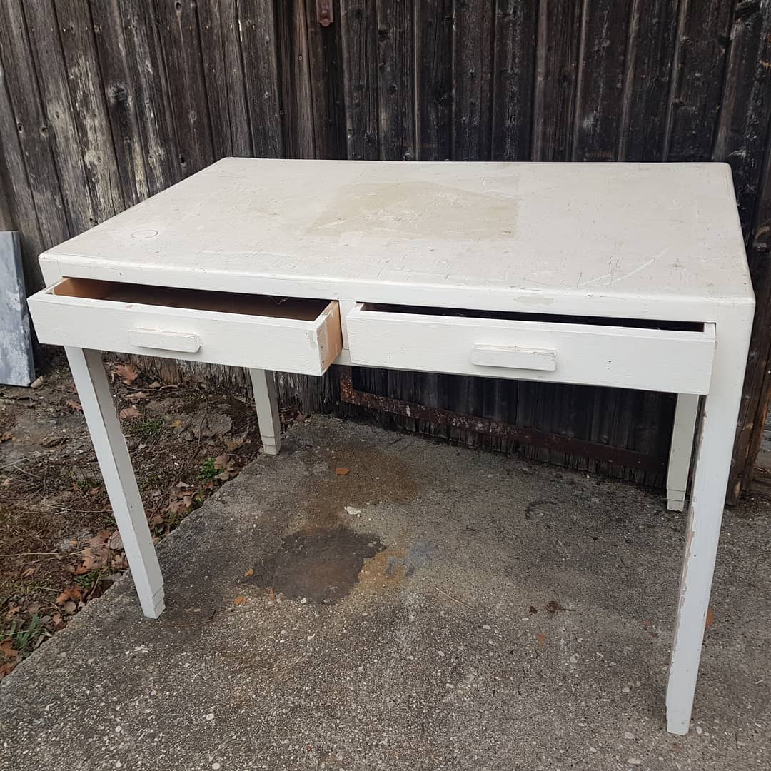 Table bois vintage