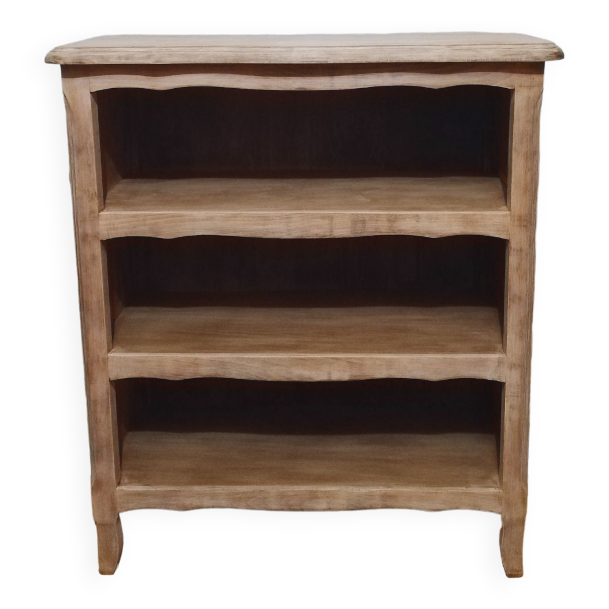 Bookcase in raw oak