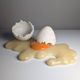 Broken egg alabaster sculpture lamp by Marco Ricciardi, Italy, 1980s