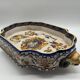Table centre in earthenware in the style of gien.