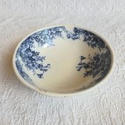 Grande vasque ancienne anglaise A.B & Co modèle May – flow blue floral