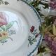 Set of 6 polychrome ironstone dessert plates