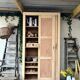 Meuble de métier, armoire en bois