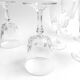 Set of 8 crystal liqueur glasses from Arques Versailles model