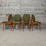 Set of 4 Baumann Pégase chairs