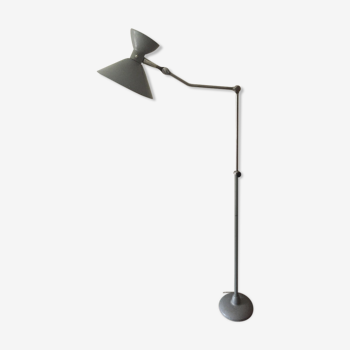 Lampadaire gris Jumo des années 50