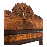 Unique model craftsman's cabinet, cabinetmaker's cabinet, 3-door cabinet, French marquetry furniture