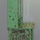 Victorian Green Patinated Buffet, Library or Cabinet