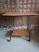 Side table, trolley on wheels