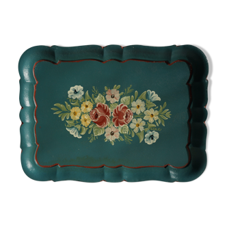 Plateau en bois peint