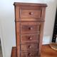Antique sideboard with 1 drawer and 1 trompe l'oeil drawer door